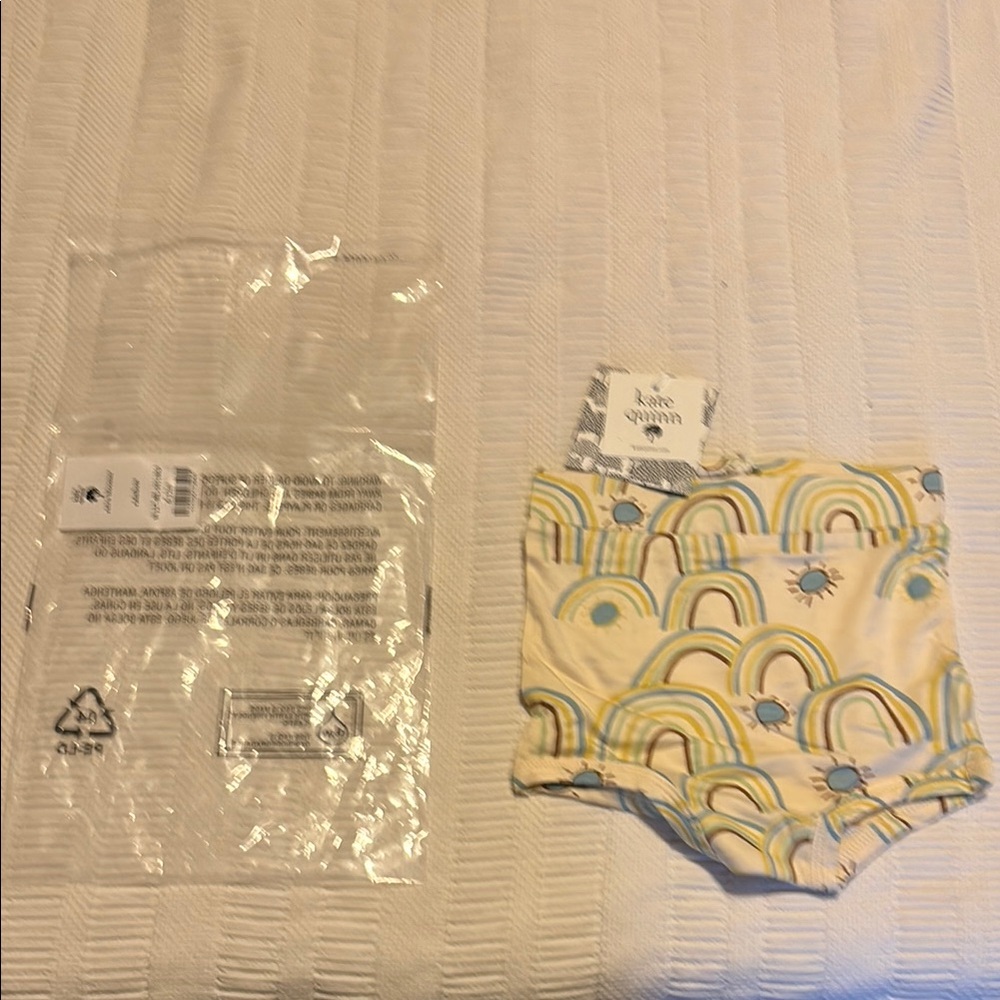 kate quinn Yellow and Blue Diaper Covers